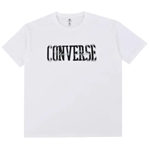 Converse T Shirts Men's White Crew Neck Moderate