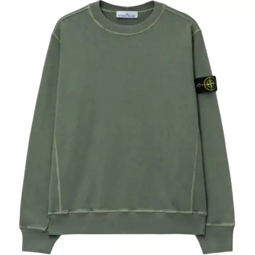 STONE ISLAND Compass Patch Crewneck Sweatshirt