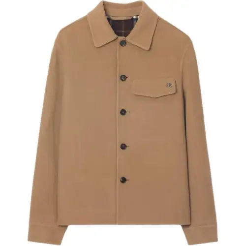Burberry Ekd Plaque Buttoned Overshirt