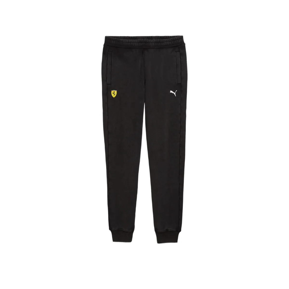 PUMA Casual Pants Men's Black Moderate Cuffed Pants