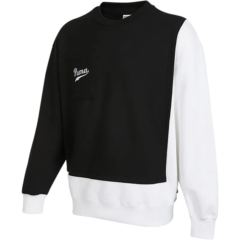 PUMA Sweatshirt Men's Black White