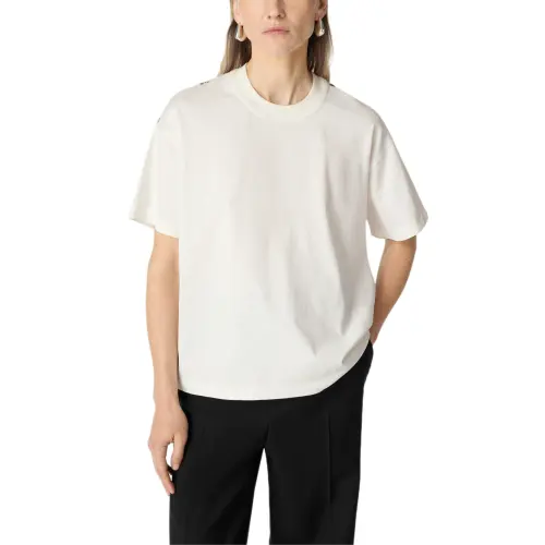 Bottega Veneta FW25 Drop Shoulder Sleeve T Shirt Women's