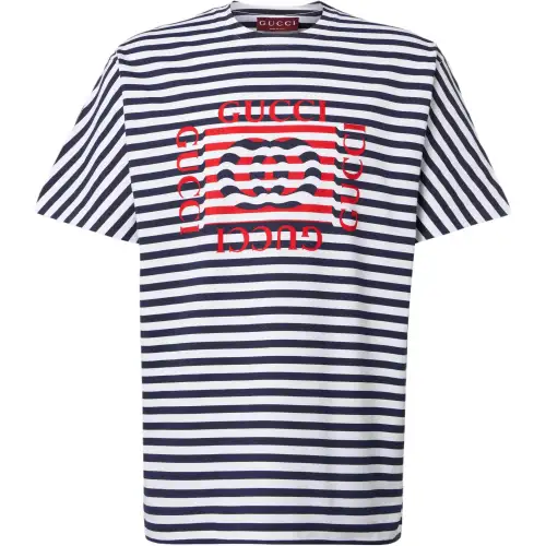 GUCCI Printed Jersey T Shirt
