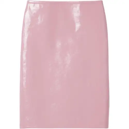 Gucci Naplak leather skirt