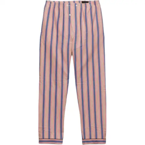 Prada stripe elastic-waistband trousers