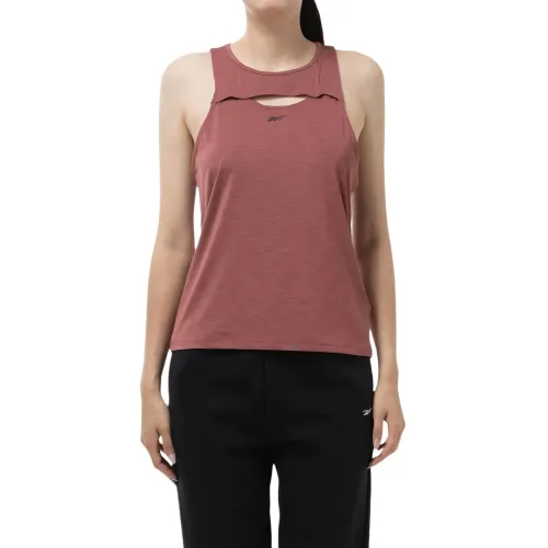 Reebok Sleeveless Sports Shirts Women's Red