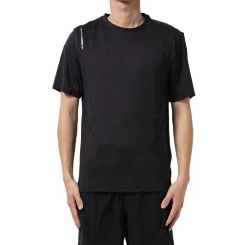 Reebok T Shirts Men's Black Crew Neck Moderate