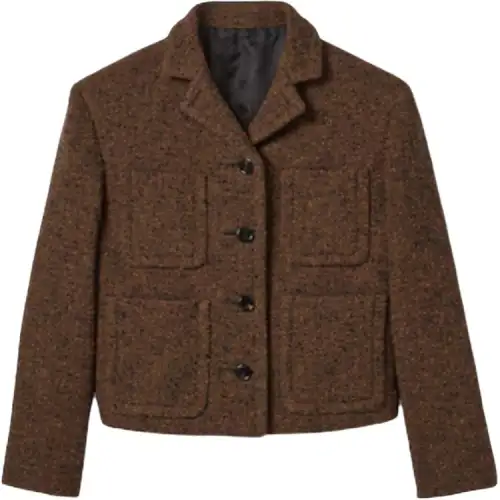 Gucci Seeded wool jacket
