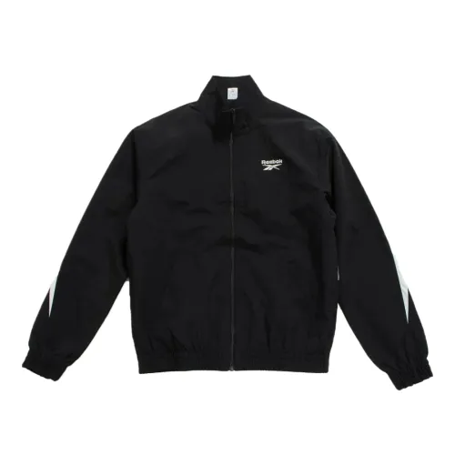Reebok Jackets Men's Black Stand Collar Moderate Other