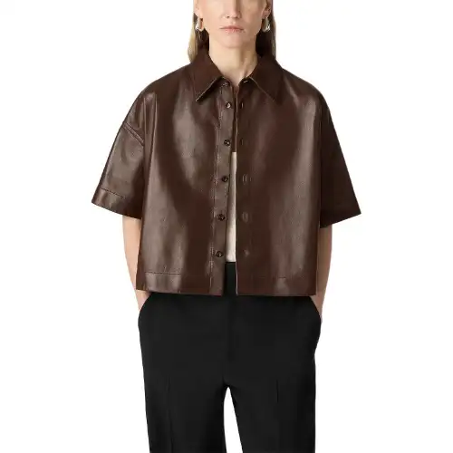 Bottega Veneta FW25 Leather Jacket Women's