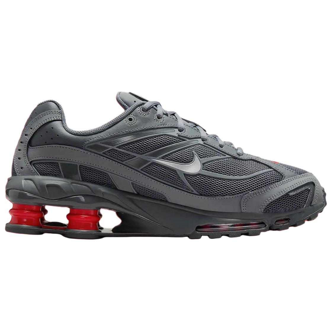 Nike Shox Ride 2 Running Shoes Unisex Gray Red