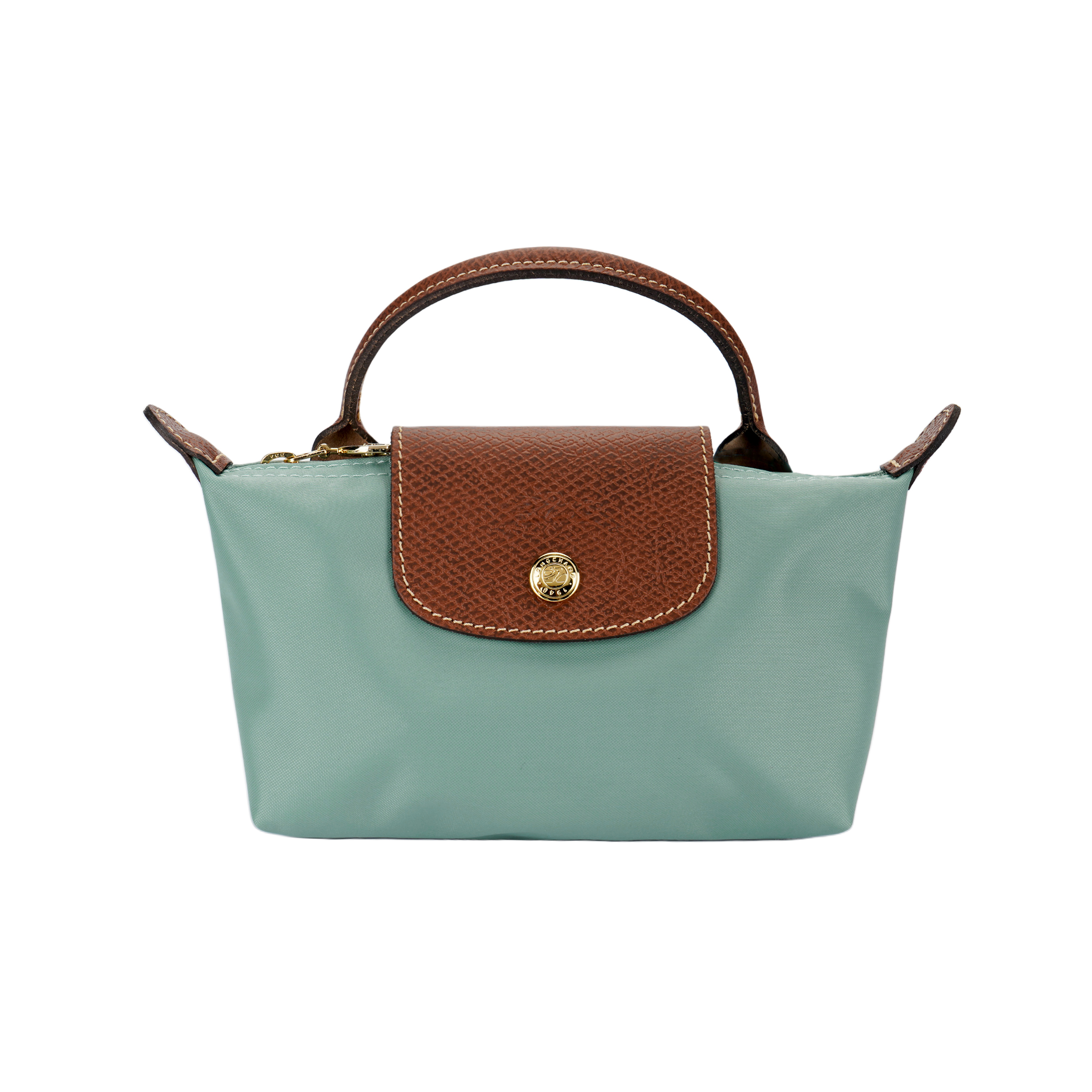 Женская сумка Longchamp Le Pliage (селадон/зеленая)