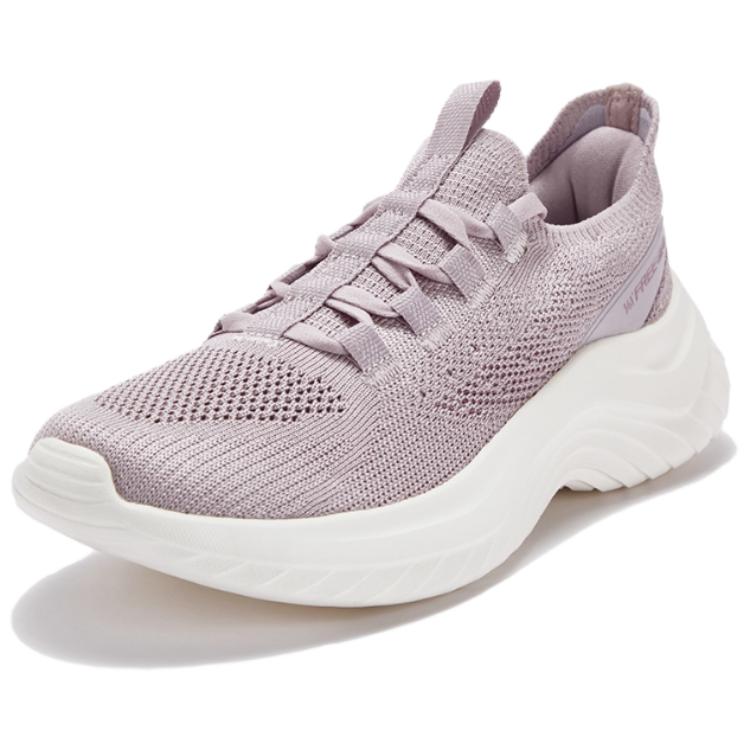 361° Slip Resistant Abrasion Resistant Low top Casual Running Shoes Women’s Pink Purple White