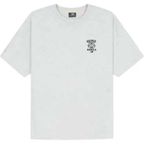 New Balance T Shirts Unisex Light Gray Crew Neck