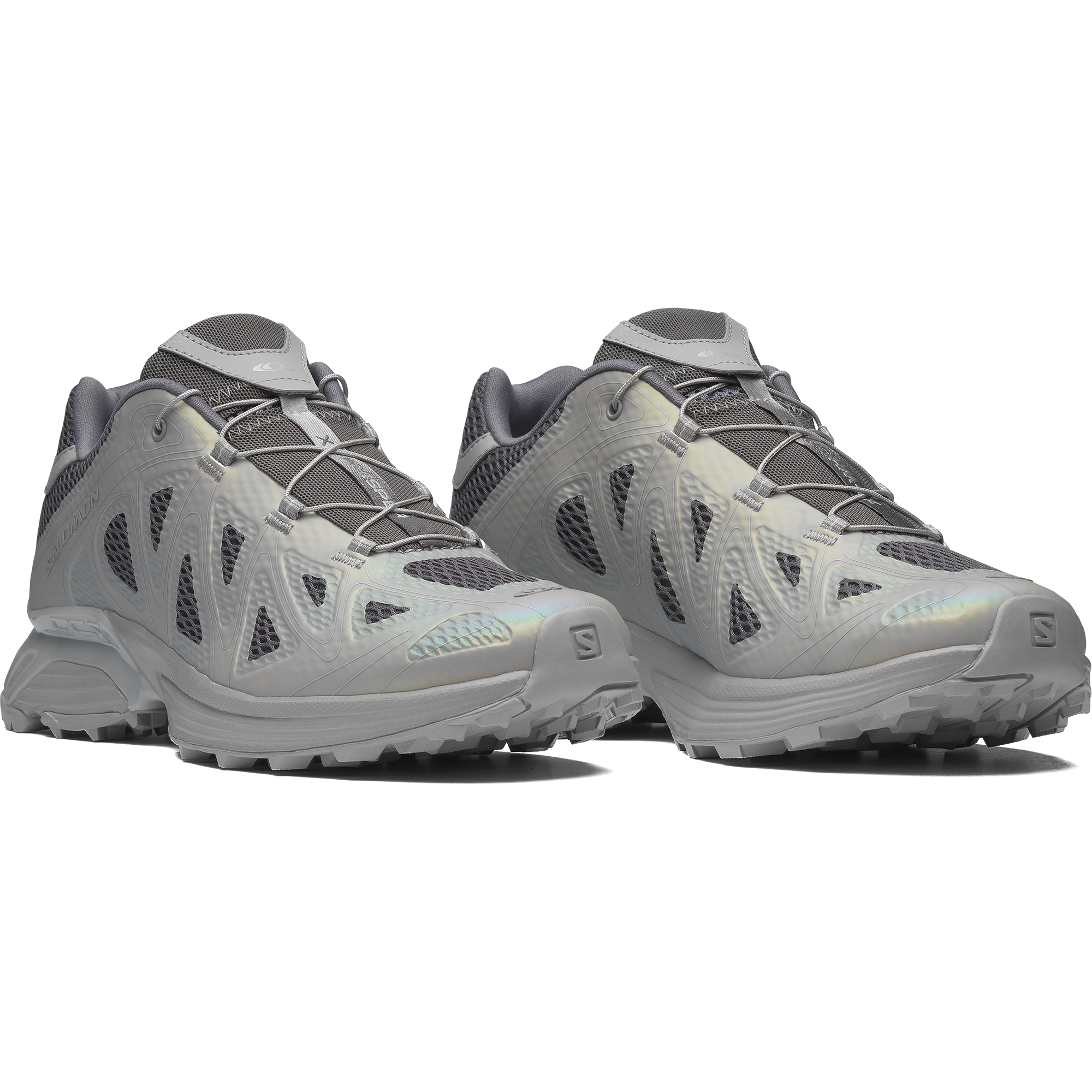SALOMON XT WHISPER Cushioning Coverage Support Casual Running Shoes Unisex Meteorite Gray