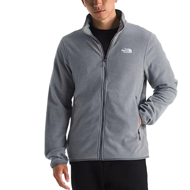 THE NORTH FACE Jackets Men's Gray Stand Collar Moderate Straight Fit