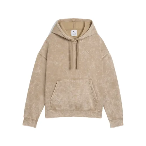 Puma Elevated Essentials Acid Wash Women's Fleece Hoodie