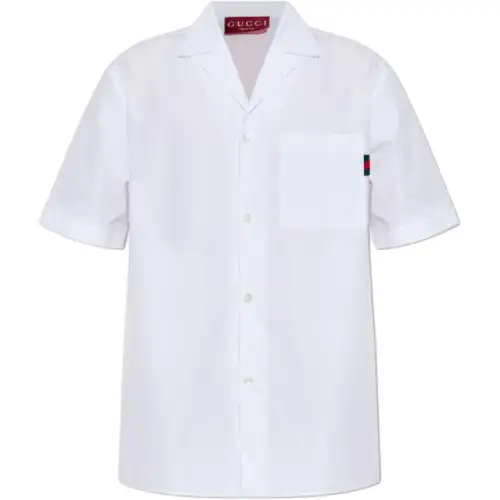GUCCI Web Detailed Regular Fit Shirt