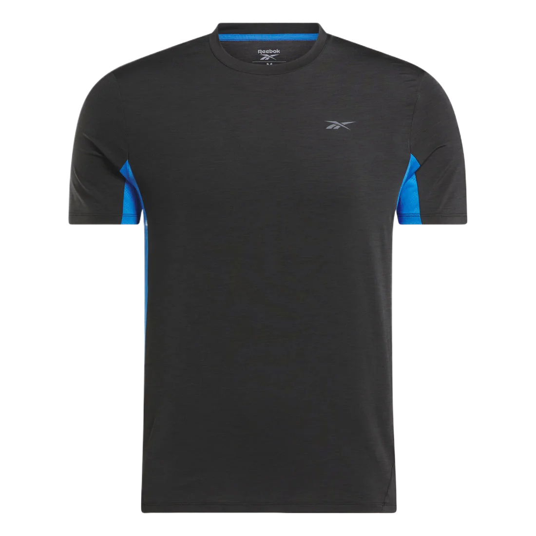 Reebok T Shirts Men's Black Crew Neck
