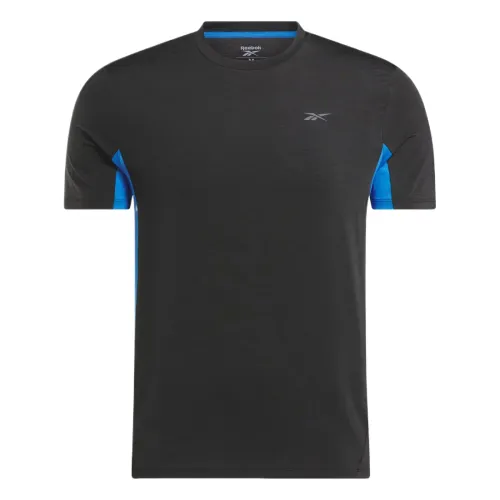 Reebok T Shirts Men's Black Crew Neck
