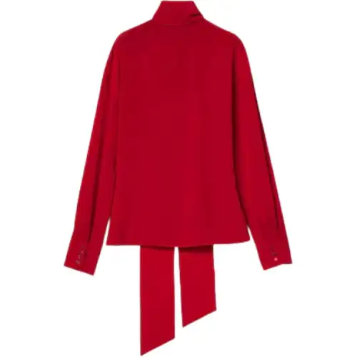 Gucci Crêpe de chine shirt with neck bow