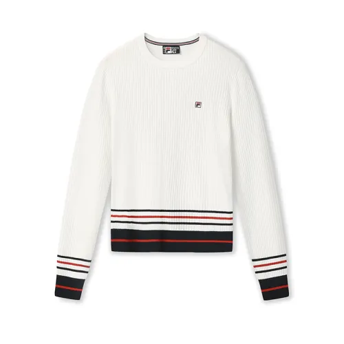 FILA Heritage Knitwear Women's Cloud White