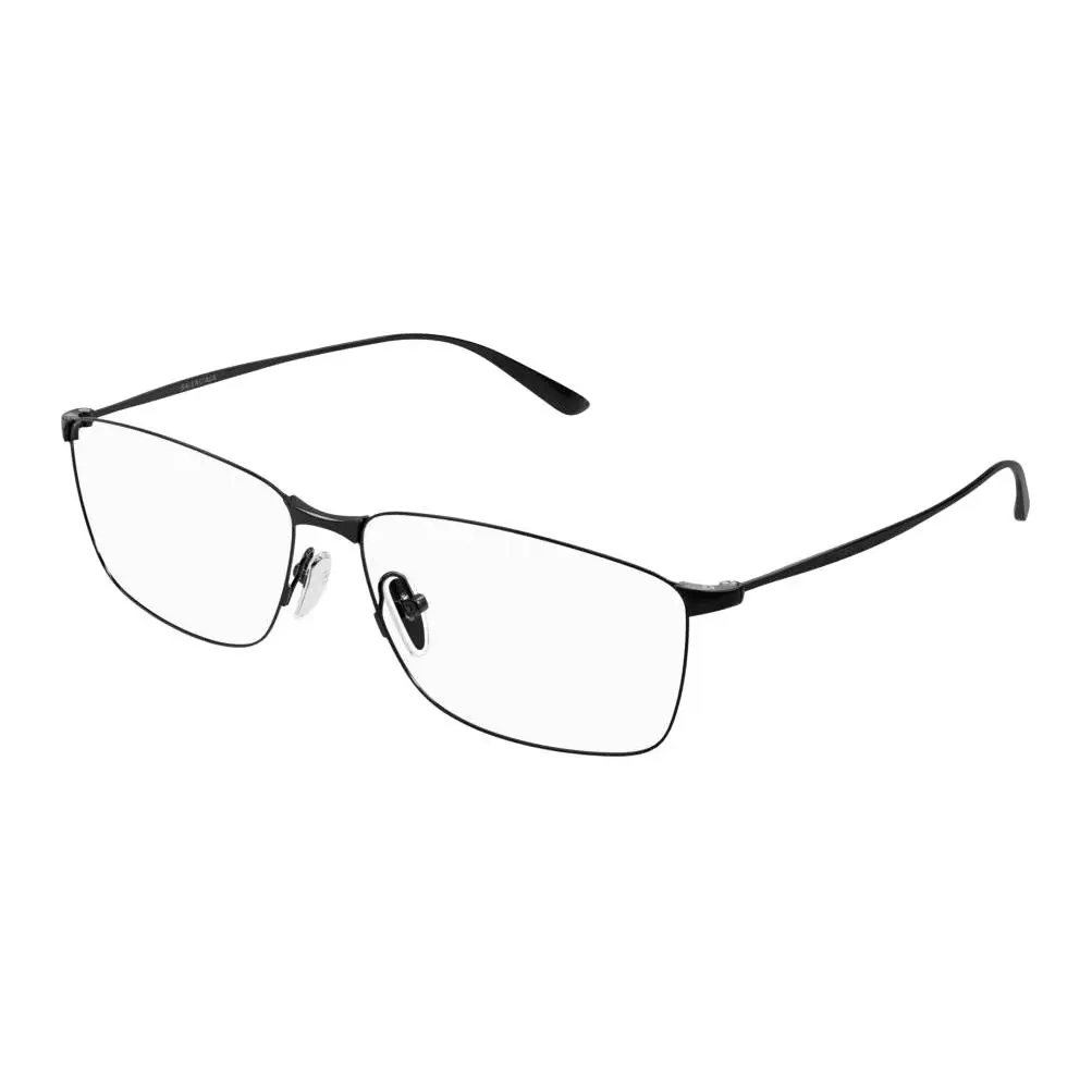 Balenciaga Square Eyeglass Frames Men's Black
