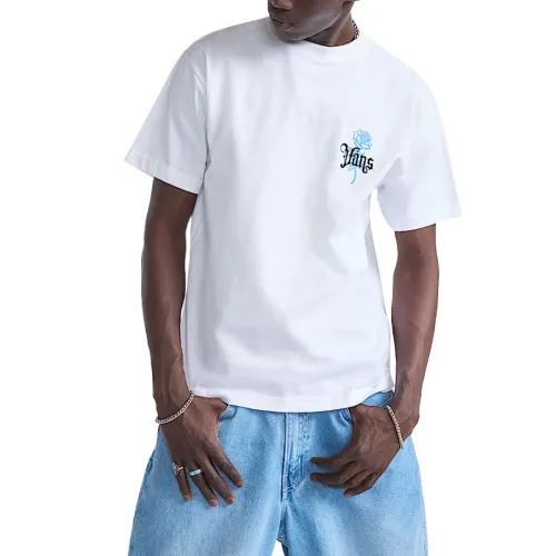 Vans T Shirts Men's White Crew Neck Moderate