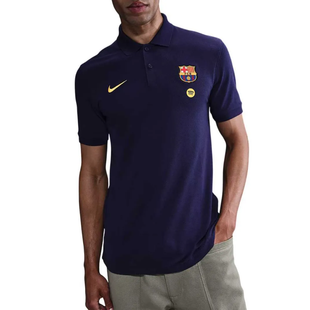 Nike FC Barcelona Dri FIT Soccer Polo Soccer Jersey Men's