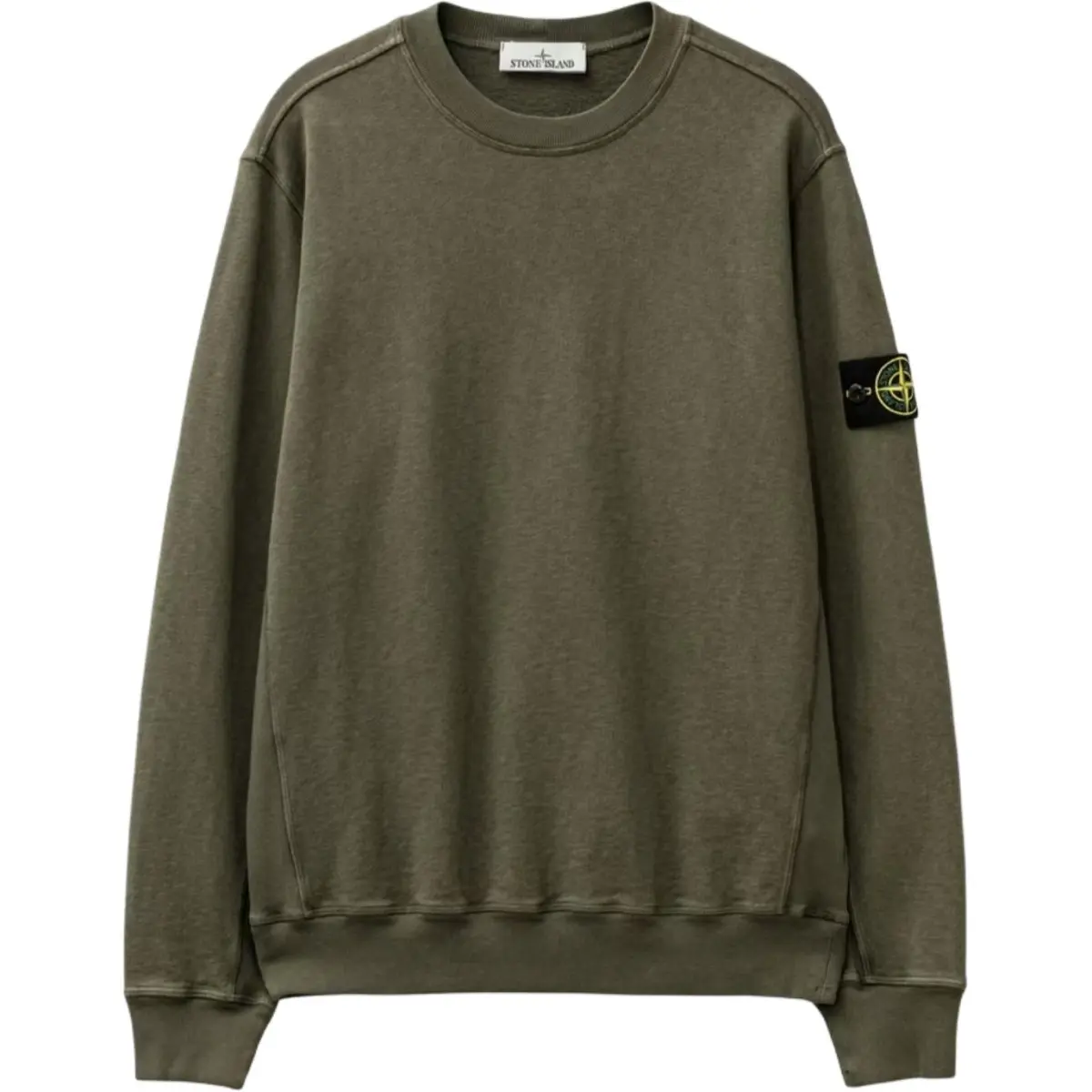 STONE ISLAND Compass Badge Crewneck Sweatshirt