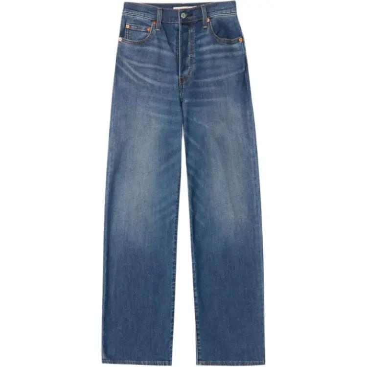 Levi's Jeans Women's Dark Blue Moderate Straight Fit Pants