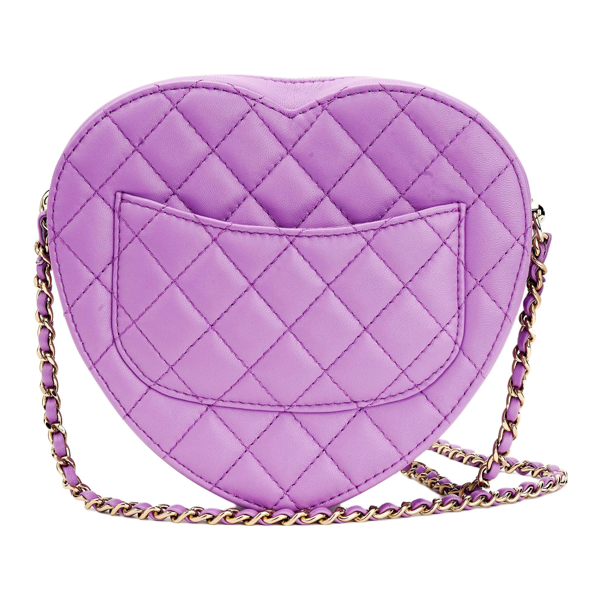 Сумка Chanel (фиолетовая) — фото 3