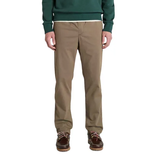 Timberland Casual Pants Men's Khaki Moderate Tapered Pants