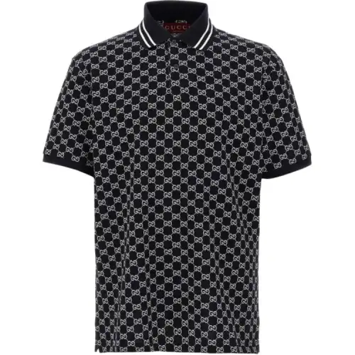 GUCCI Gg Piquet Jacquard Polo Shirt