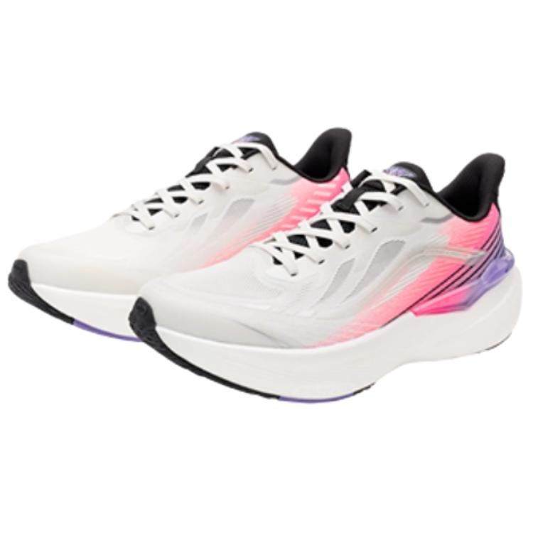 QIAODAN Wixing 14 Running Shoes Men’s Low Top Birch White/Dazzling Pink