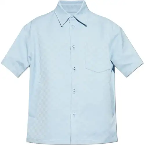 GUCCI Oversize Gg Short Sleeve Shirt