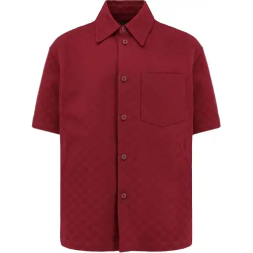 GUCCI Oversize Gg Short Sleeve Shirt