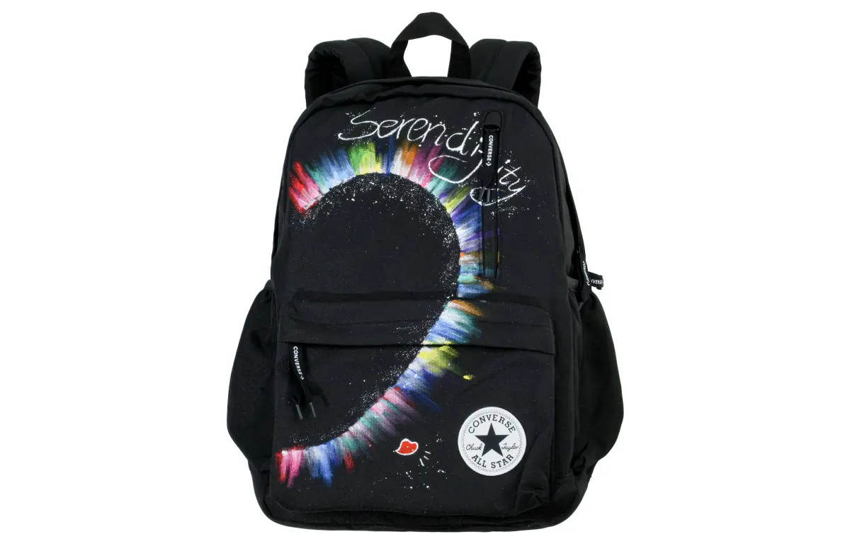 Converse Polyester Backpack Medium Unisex White Red Black