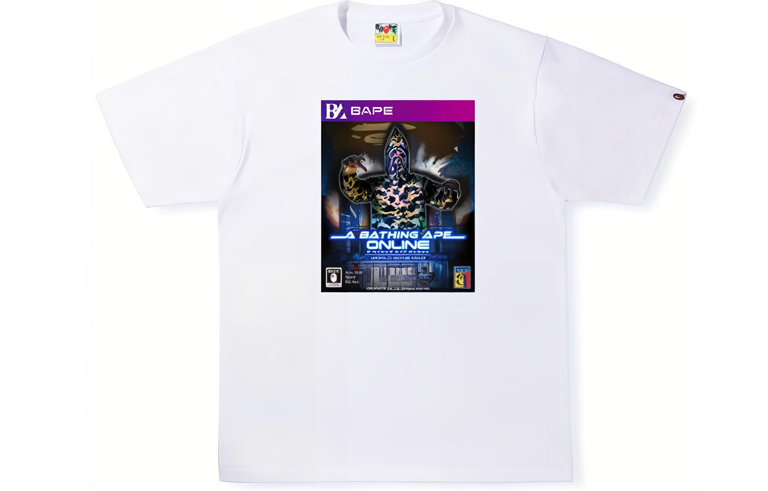 Мужская футболка A BATHING APE Game Package (белая)