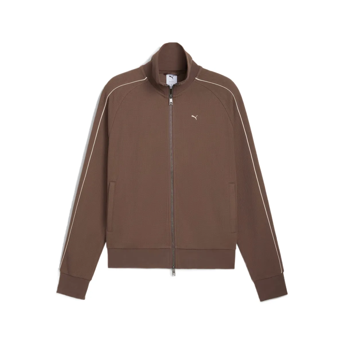 PUMA Jackets Men's Brown Stand Collar Moderate Other