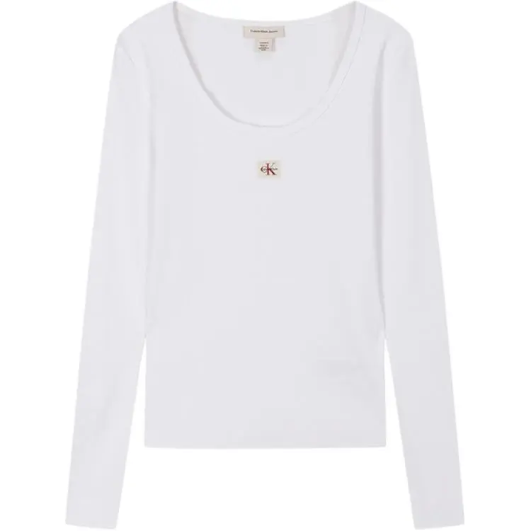 Calvin Klein T-Shirts Women's White Crew Neck