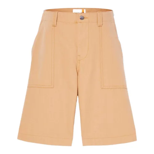 Timberland Denim Shorts Men's Yellow Moderate