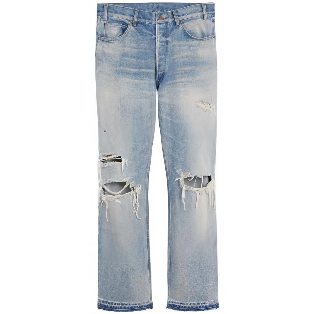 CELINE Wesley Jeans In Westside Wash Denim