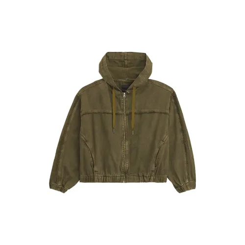 Vans Jackets Women's Olive Green Hooded Moderate Other