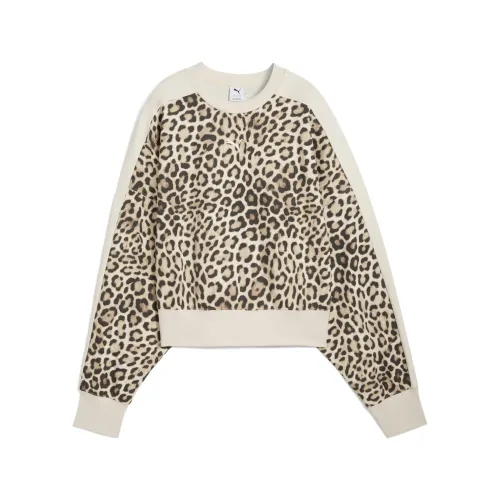 PUMA T7 Leopard Luxe Sweatshirt Women's