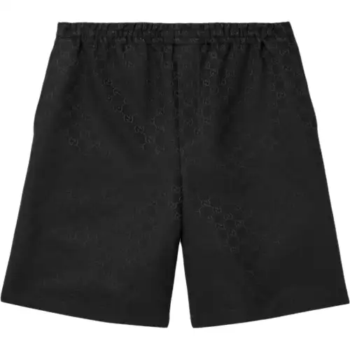 GUCCI Gg Canvas Linen Blend Shorts