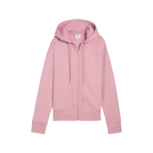 PUMA RELAXED Women's Zip Up Hoodie Sweatshirt Women's