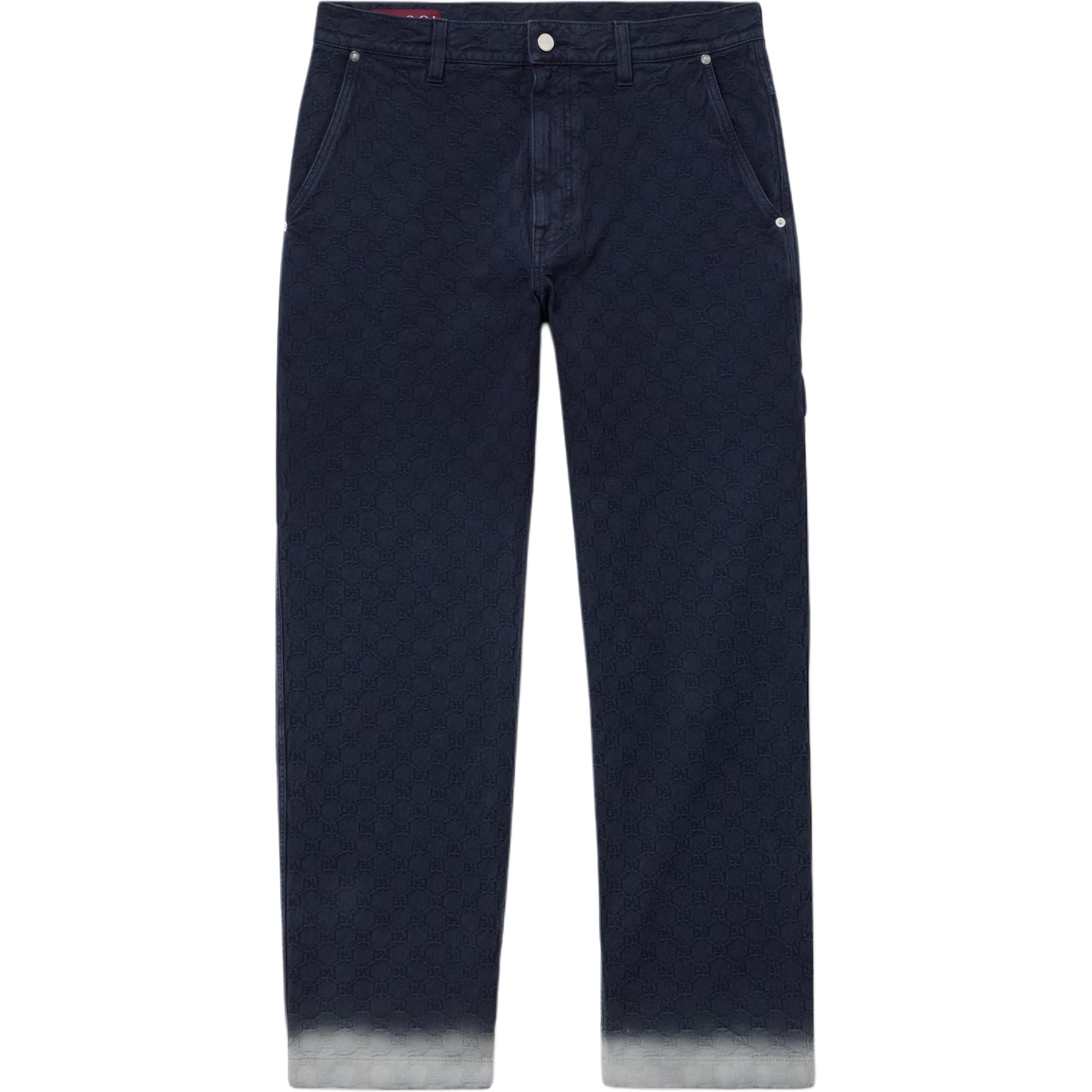 GUCCI FW25 Lido Collection Jeans Unisex Dark Blue
