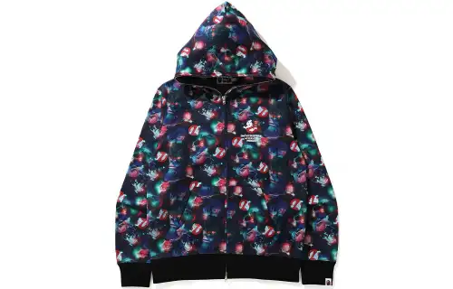 Bape X Ghostbusters Camo Full Zip Hoodie