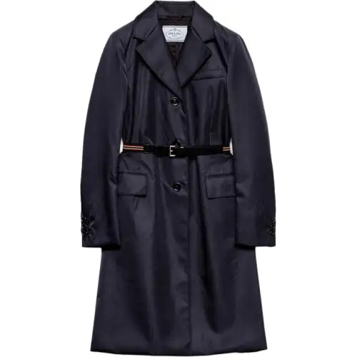 Prada Re-Nylon Belted Coat